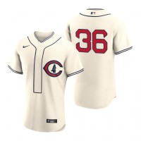 Chicago Chicago Cubs #36 Alfonso Rivas Men's 2022 Field of Dreams MLB Authentic Jersey - Cream