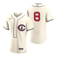 Chicago Chicago Cubs #8 Andre Dawson Men's 2022 Field of Dreams MLB Authentic Jersey - Cream