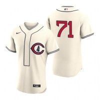 Chicago Chicago Cubs #71 Keegan Thompson Men's 2022 Field of Dreams MLB Authentic Jersey - Cream