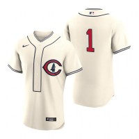 Chicago Chicago Cubs #1 Nick Madrigal Men's 2022 Field of Dreams MLB Authentic Jersey - Cream