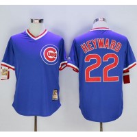 Chicago Cubs #22 Jason Heyward Blue Cooperstown Stitched MLB Jersey