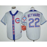 Chicago Cubs #22 Jason Heyward Grey Cooperstown Stitched MLB Jersey
