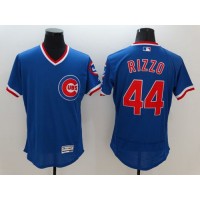 Chicago Cubs #44 Anthony Rizzo Blue Flexbase Authentic Collection Cooperstown Stitched MLB Jersey