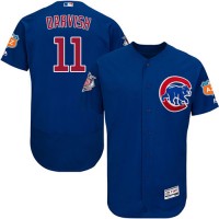 Chicago Cubs #11 Yu Darvish Blue Flexbase Authentic Collection Stitched MLB Jersey