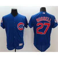 Chicago Cubs #27 Addison Russell Blue Flexbase Authentic Collection Stitched MLB Jersey