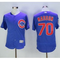 Chicago Cubs #70 Joe Maddon Blue Flexbase Authentic Collection Stitched MLB Jersey