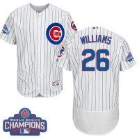Chicago Cubs #26 Billy Williams White Flexbase Authentic Collection 2016 World Series Champions Stitched MLB Jersey