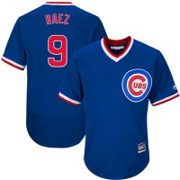 Chicago Cubs #9 Javier Baez Blue Flexbase Authentic Collection Cooperstown Stitched MLB Jersey
