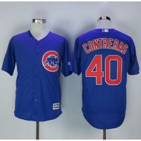 Chicago Cubs #40 Willson Contreras Blue New Cool Base Stitched MLB Jersey