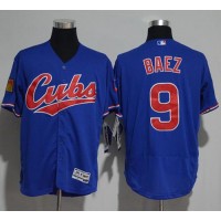 Chicago Cubs #9 Javier Baez Blue Flexbase Authentic Collection 1994 Turn Back The Clock Stitched MLB Jersey