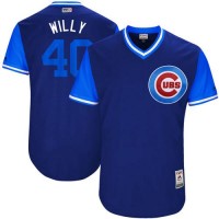 Chicago Cubs #40 Willson Contreras Royal 