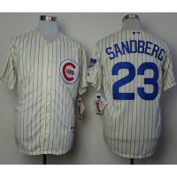 Chicago Cubs #23 Ryne Sandberg Cream 1969 Turn Back The Clock Stitched MLB Jersey