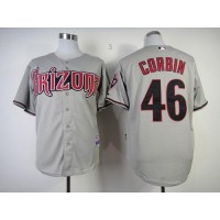 Arizona Diamondbacks #46 Patrick Corbin Grey Cool Base Stitched MLB Jersey