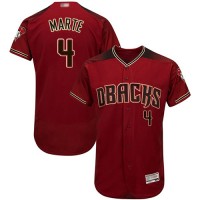 Arizona Diamondbacks #4 Ketel Marte Sedona Red Flexbase Authentic Collection Stitched MLB Jersey