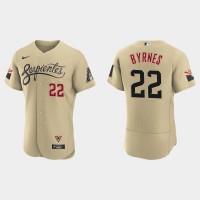 Arizona Arizona Diamondbacks #22 Eric Byrnes Men's Nike 2021 City Connect Authentic MLB Jersey Gold