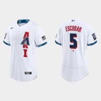 Arizona Arizona Diamondbacks #5 Eduardo Escobar 2021 Mlb All Star Game Authentic White Jersey