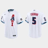 Arizona Arizona Diamondbacks #5 Eduardo Escobar 2021 Mlb All Star Game Fan's Version White Jersey