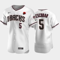 Arizona Arizona Diamondbacks #5 Eduardo Escobar Men's Nike Authentic 2021 Memorial Day MLB Jersey - White