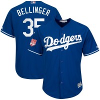 Los Angeles Dodgers #35 Cody Bellinger Royal 2019 Spring Training Cool Base Stitched MLB Jersey