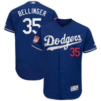 Los Angeles Dodgers #35 Cody Bellinger Royal 2019 Spring Training Flex Base Stitched MLB Jersey