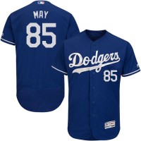 Los Angeles Dodgers #85 Dustin May Blue Flexbase Authentic Collection Stitched MLB Jersey
