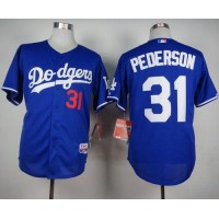 Los Angeles Dodgers #31 Joc Pederson Blue Cool Base Stitched MLB Jersey