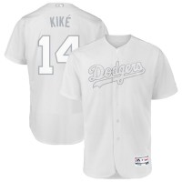 Los Angeles Los Angeles Dodgers #14 Enrique Hernandez Kike Majestic 2019 Players' Weekend Flex Base Authentic Player Jersey White