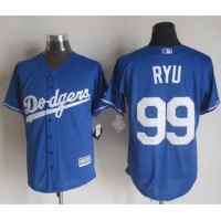 Los Angeles Dodgers #99 Hyun-Jin Ryu Blue New Cool Base Stitched MLB Jersey