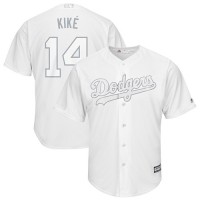 Los Angeles Dodgers #14 Enrique Hernandez White 