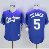 Los Angeles Dodgers #5 Corey Seager Blue New Cool Base Stitched MLB Jersey