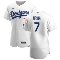 Los Angeles Los Angeles Dodgers #7 Julio Urias Men's Nike White Home 2020 Authentic Player MLB Jersey