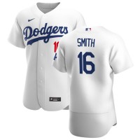 Los Angeles Los Angeles Dodgers #16 Will Smith Men's Nike White Home 2020 Authentic Player MLB Jersey