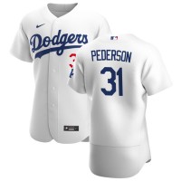 Los Angeles Los Angeles Dodgers #31 Joc Pederson Men's Nike White Home 2020 Authentic Player MLB Jersey