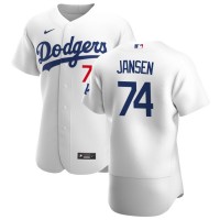 Los Angeles Los Angeles Dodgers #74 Kenley Jansen Men's Nike White Home 2020 Authentic Player MLB Jersey