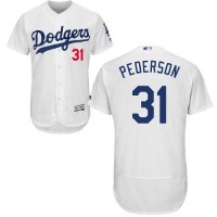 Los Angeles Dodgers #31 Joc Pederson White Flexbase Authentic Collection Stitched MLB Jersey