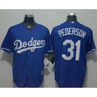 Los Angeles Dodgers #31 Joc Pederson Blue New Cool Base Stitched MLB Jersey
