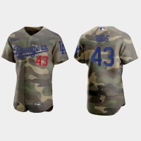 Los Angeles Los Angeles Dodgers #43 Edwin Rios Men's Nike 2021 Armed Forces Day Authentic MLB Jersey -Camo