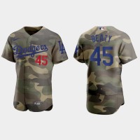 Los Angeles Los Angeles Dodgers #45 Matt Beaty Men's Nike 2021 Armed Forces Day Authentic MLB Jersey -Camo