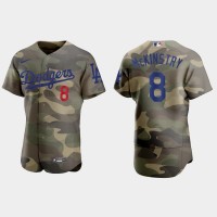Los Angeles Los Angeles Dodgers #8 Zach Mckinstry Men's Nike 2021 Armed Forces Day Authentic MLB Jersey -Camo