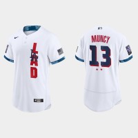 Los Angeles Los Angeles Dodgers #13 Max Muncy 2021 Mlb All Star Game Authentic White Jersey
