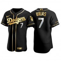Los Angeles Los Angeles Dodgers #7 Julio Urias Men's Nike Authentic 2021 Gold Program MLB Jersey Black