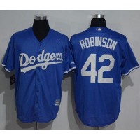 Los Angeles Dodgers #42 Jackie Robinson Blue New Cool Base Stitched MLB Jersey