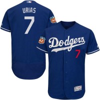 Los Angeles Dodgers #7 Julio Urias Blue Flexbase Authentic Collection Stitched MLB Jersey