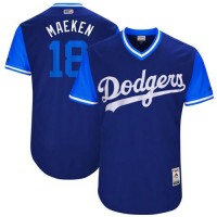 Los Angeles Dodgers #18 Kenta Maeda Royal 