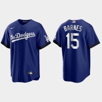 Los Angeles Los Angeles Dodgers #15 Austin Barnes Nike Men's 2021 City Connect Game MLB Jersey Royal