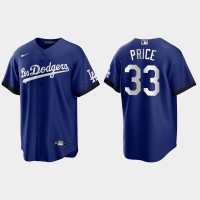 Los Angeles Los Angeles Dodgers #33 David Price Nike Men's 2021 City Connect Game MLB Jersey Royal