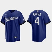 Los Angeles Los Angeles Dodgers #4 Duke Snider Nike Men's 2021 City Connect Game MLB Jersey Royal