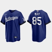 Los Angeles Los Angeles Dodgers #85 Dustin May Nike Men's 2021 City Connect Game MLB Jersey Royal