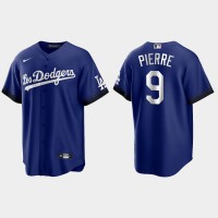 Los Angeles Los Angeles Dodgers #9 Juan Pierre Nike Men's 2021 City Connect Game MLB Jersey Royal