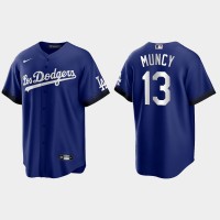 Los Angeles Los Angeles Dodgers #13 Max Muncy Nike Men's 2021 City Connect Game MLB Jersey Royal